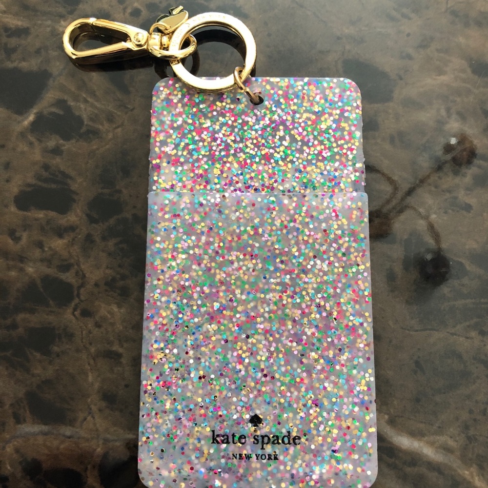 Kate Spade card holder keychain